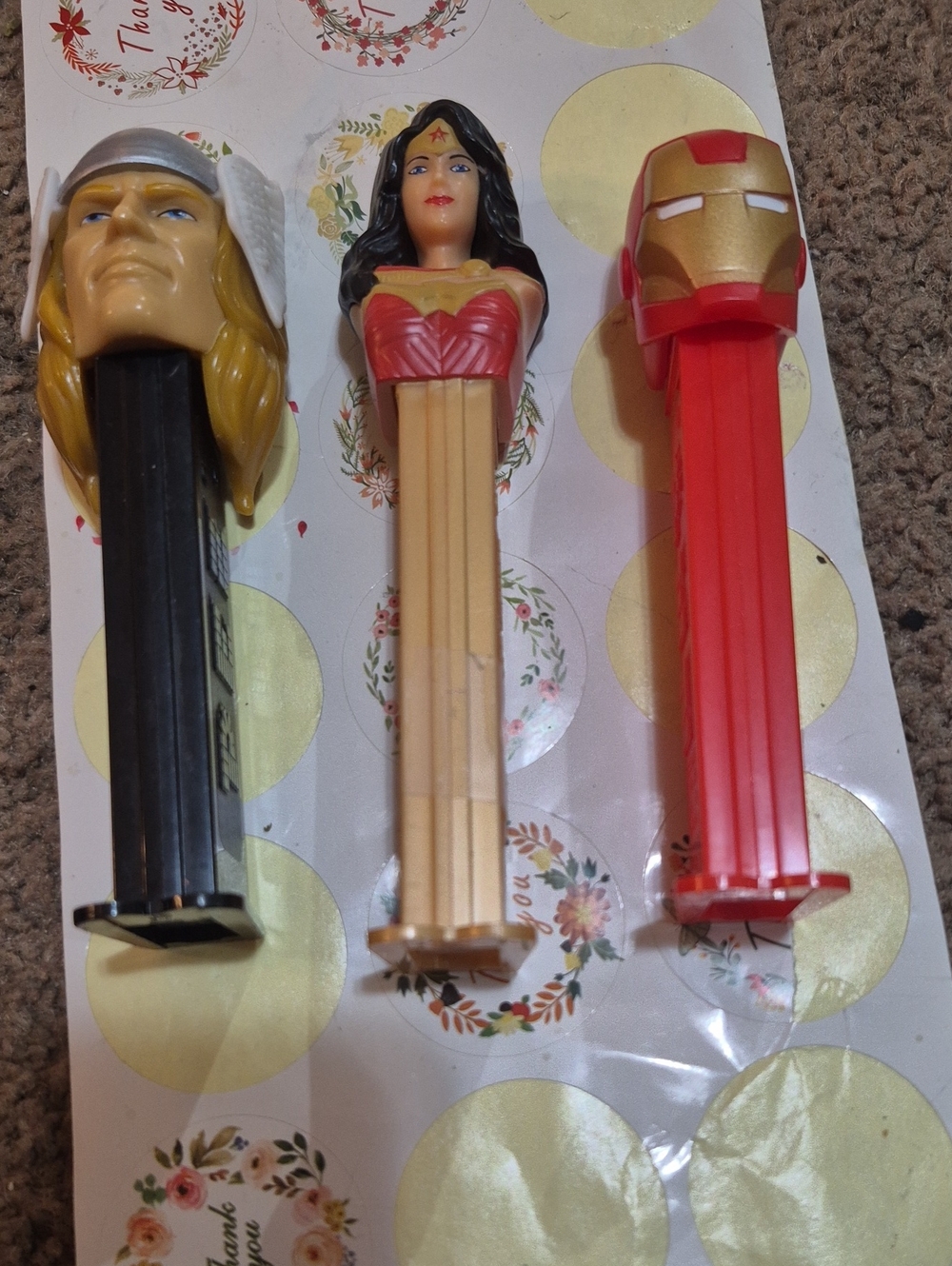 Wonder Girl Themed Candy Dispenser - Red & Gold